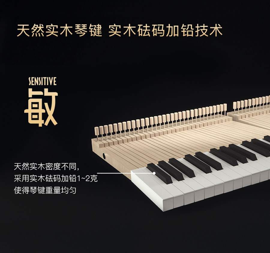 卡罗德钢琴 T23 立式钢琴 标准88键