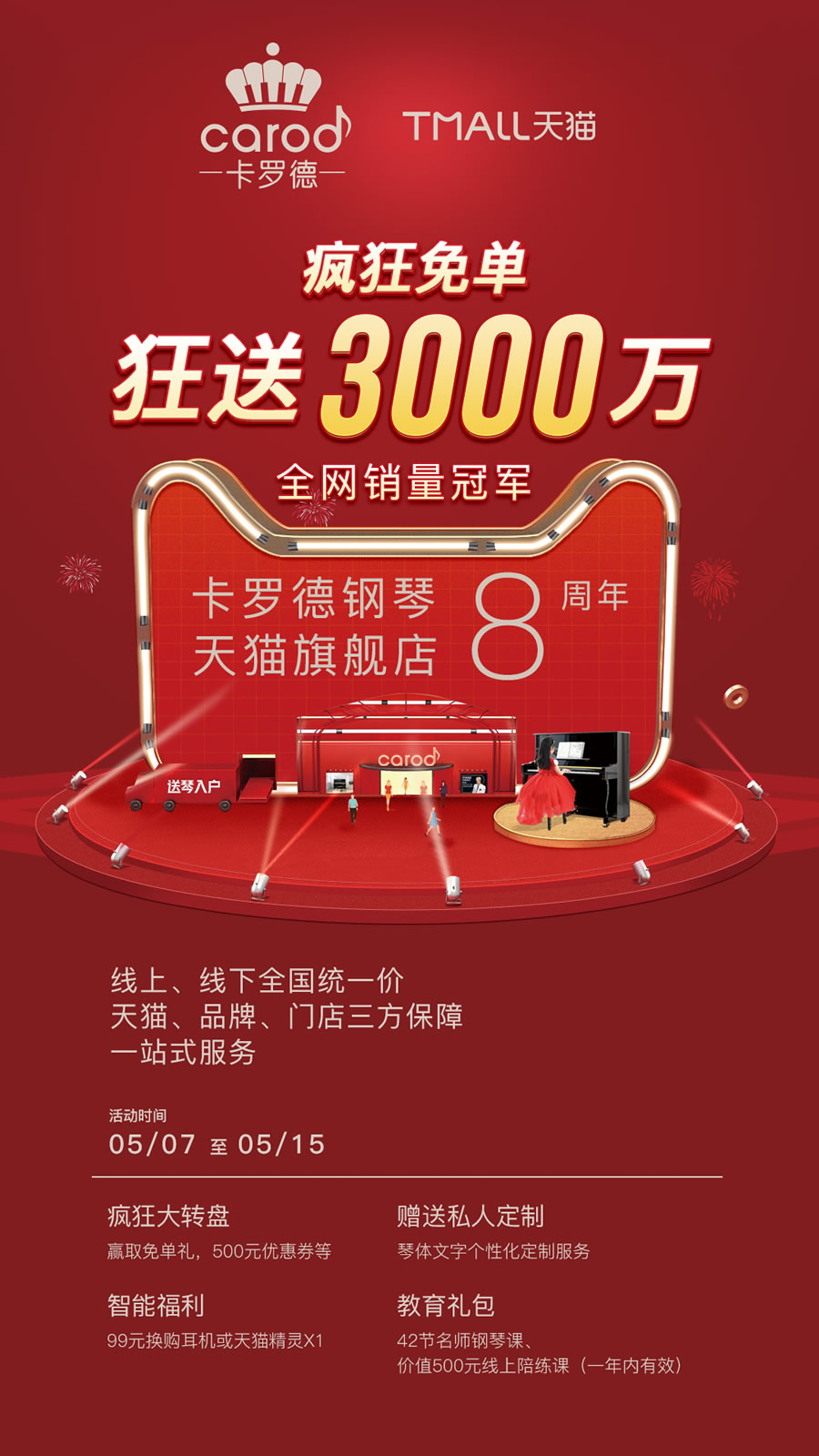卡罗德钢琴八周年庆